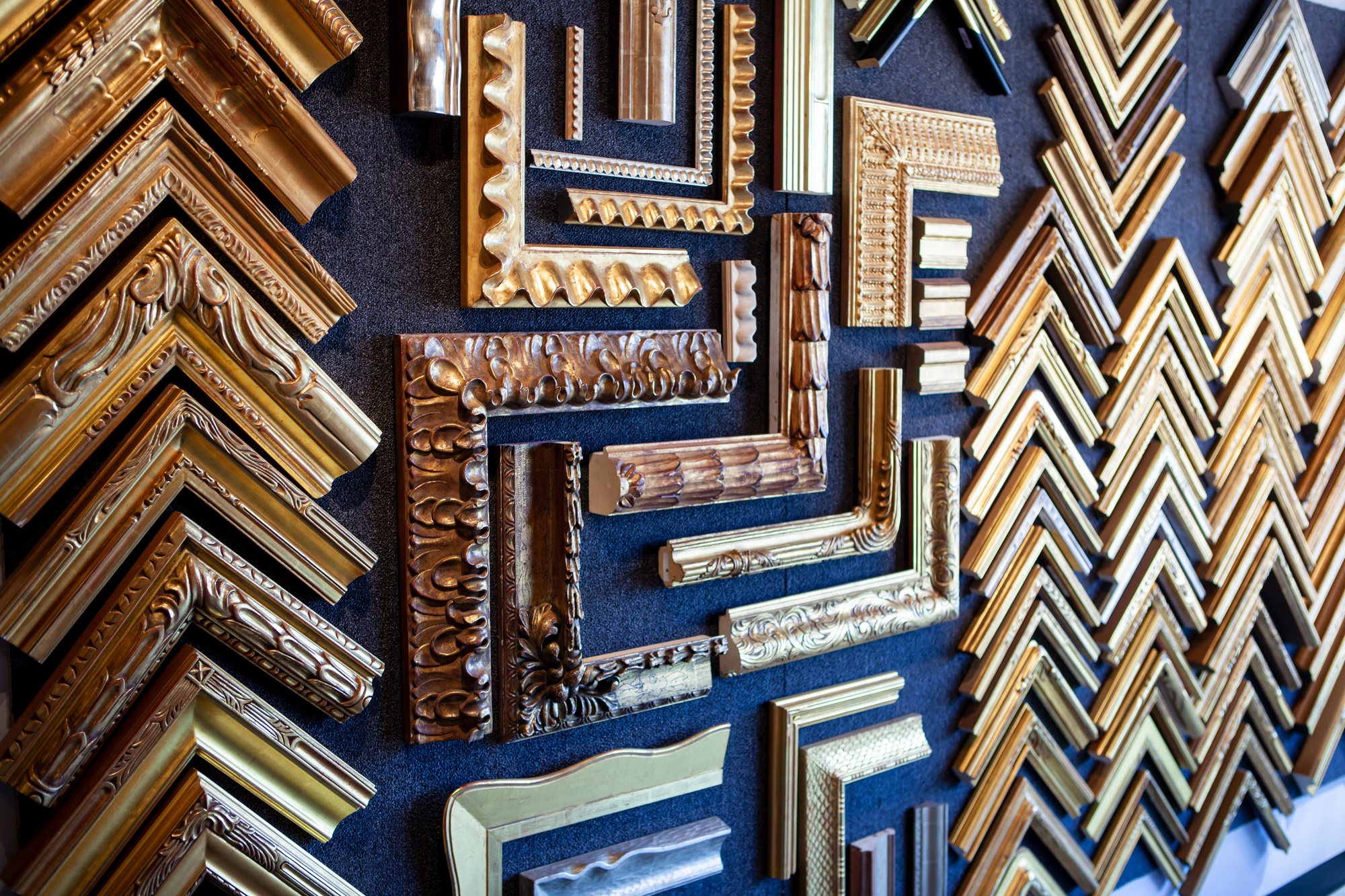 Custom frame profiles and finishes at Image & Frame